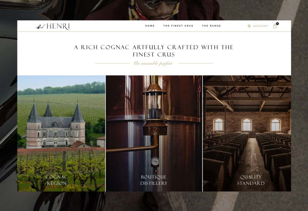 Plural Design - Website Design - Henri Cognac
