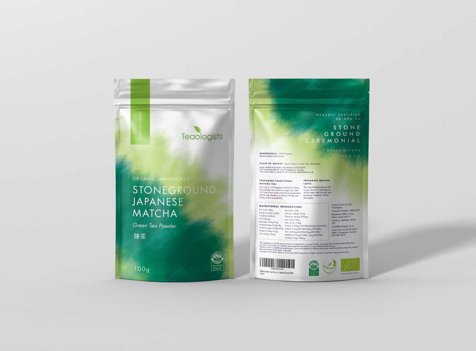 Plural Design - Packaging design - Teaologists Matcha 2